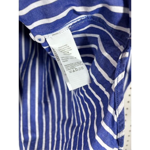 J.Crew oversized button down striped shirt size XS - Picture 5 of 6